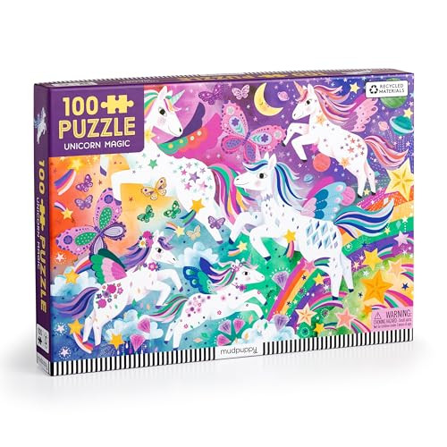 Unicorn Magic 100 Piece Puzzle by Mudpuppy, Rebecca Jones, 9780735383920