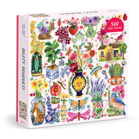 Buzzy Bouquets 500 Piece Puzzle by Galison, Jennifer Orkin Lewis, 9780735384422