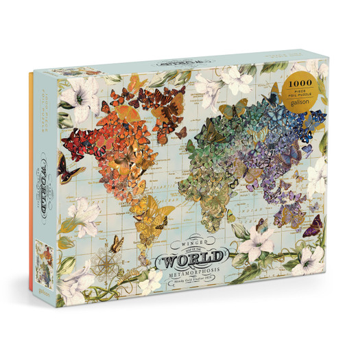 Wendy Gold Winged Metamorphosis 1000 Piece Foil Puzzle by Galison, Wendy Gold, 9780735384651