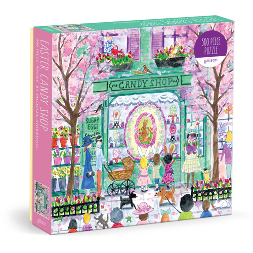 Michael Storrings Easter Candy Shop 500 Piece Puzzle by Galison, Michael Storrings, 9780735384699