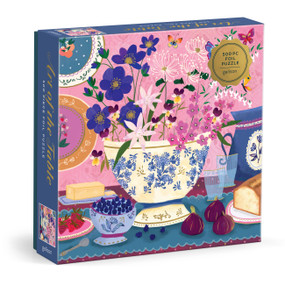 Joy Laforme Art of the Table 500 Piece Foil Puzzle by Galison, Joy Laforme, 9780735384705