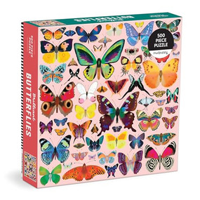 Brilliant Butterflies 500 Piece Family Puzzle by Mudpuppy, Natasha Durley, 9780735385252