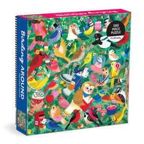 Birding Around 500 Piece Family Puzzle by Mudpuppy, Rebecca Jones, 9780735385269