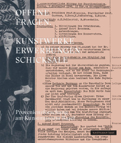 OFFENE FRAGEN. Kunstwerke - Erwerbungen - Schicksale (Provenienzforschung am Kunstmuseum Basel) (German Edition) by Tessa Friederike Rosebrock, 9783422802773