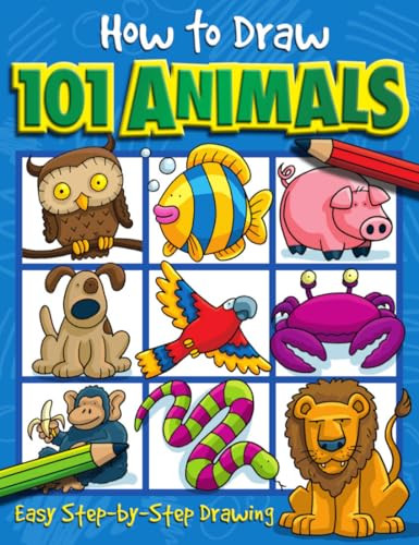 How to Draw 101 Animals by Barry Green, Dan Green, 9781842297407