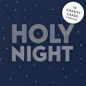 SPCK Charity Christmas Cards with Bible Verse, Pack of 10, 2 Designs (Bold Typography) by SPCK, 9780281084746