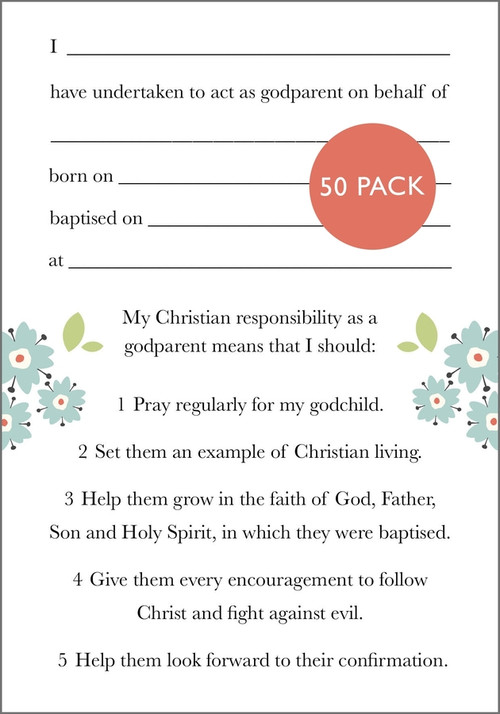 Godparent card 2024 by SPCK, 9780281089963