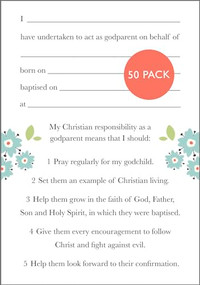 Godparent card 2024 by SPCK, 9780281089963
