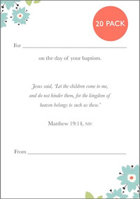 Baptism card 2024 by SPCK, 9780281089949