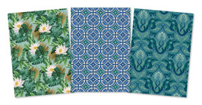 The White Lotus Sewn Notebook Collection (Set of 3) by Insight Editions, 9798886638479
