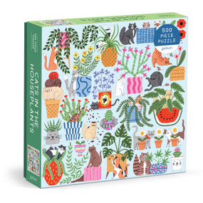 Cats in the Houseplants 500 Piece Puzzle by Holly Maguire, 9780735384538