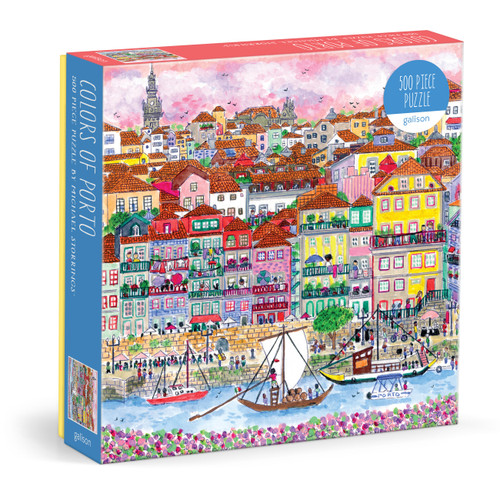 Michael Storrings Colors Of Porto 500 Piece Puzzle by Galison, Michael Storrings, 9780735384682