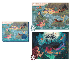 Mermaids 2-in-1 Double-Sided 500-Piece Puzzle by Running Press, 9780762488131