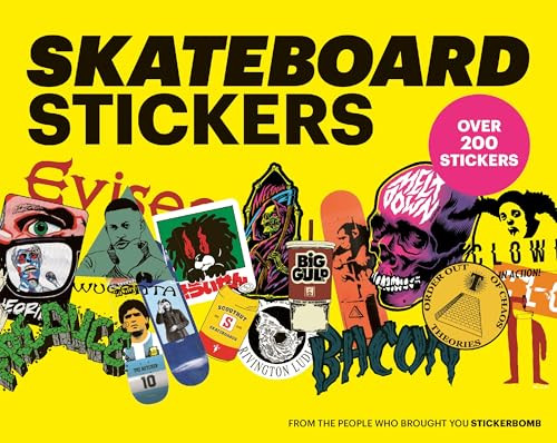 Skateboard Stickers by Stickerbomb, 9781399622516