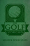 The Golf Scorecard (Master Your Stats) by Editors of Rock Point, 9781577154877