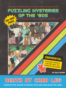 Puzzling Mysteries of the '80s Death by Crab Leg 500-Piece Puzzle by Sally Nixon, 9781797222264