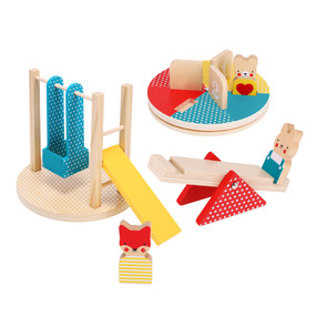At the Park Wooden Play Set by Petit Collage, 9781797234922