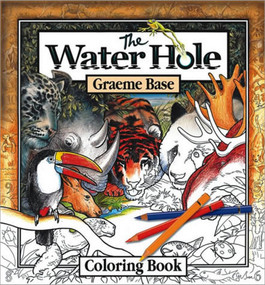 The Water Hole Coloring Book by Graeme Base, 9780810987357