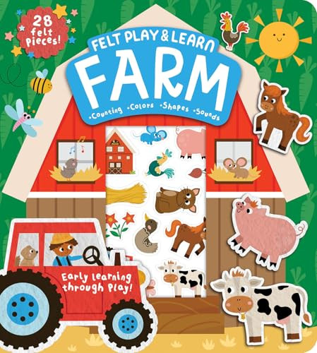 Felt Play & Learn Farm by Alice Barker, Lexi Claus, 9781835551202