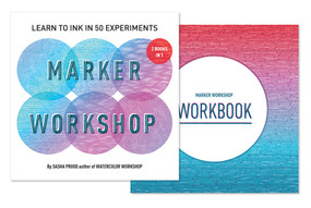 Marker Workshop (2 Books in 1) (Learn to Ink in 50 Experiments) by Sasha Prood, 9781419733529