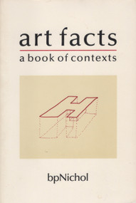 Art Facts by bp Nichol, 9780925904003