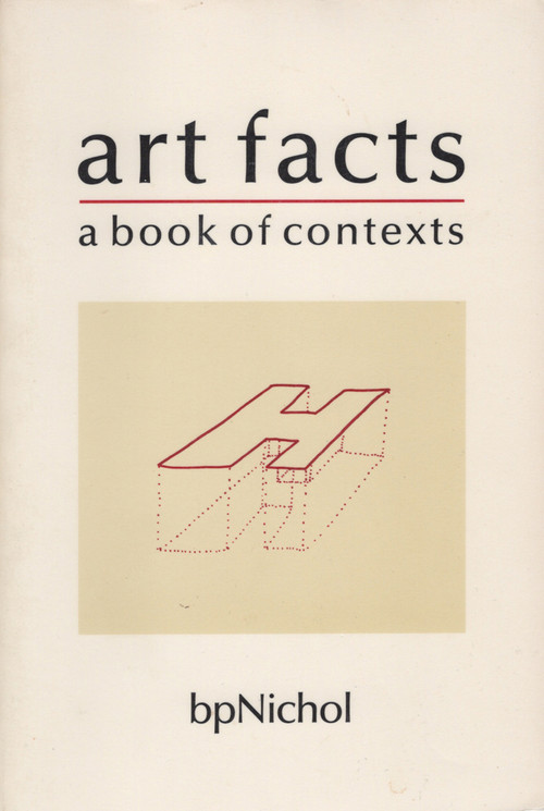 Art Facts by bp Nichol, 9780925904003