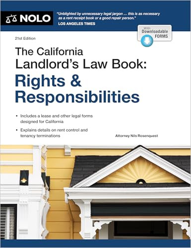 California Landlord's Law Book, The (Rights & Responsibilities) - 9781413332506 by Nils Rosenquest, 9781413332506