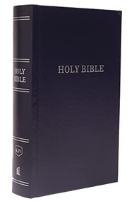 KJV, Pew Bible, Hardcover, Blue, Red Letter, Comfort Print (Holy Bible, King James Version) by Thomas Nelson, 9780718097585