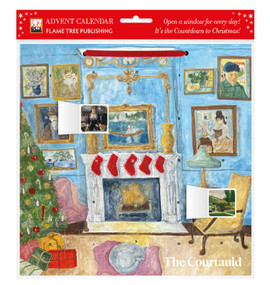 The Courtauld: Decorated for Christmas Advent Calendar (with stickers) by Flame Tree Studio, 9781804175187