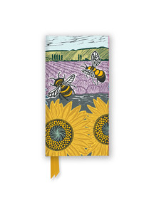 Kate Heiss: Sunflower Fields (Foiled Slimline Journal) by Flame Tree Studio, 9781835622278