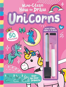 Wipe-Clean How to Draw Unicorns by Jenny Copper, Bethany Walker, 9781801058124