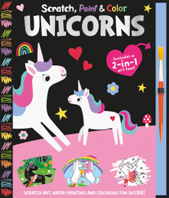 Scratch, Paint & Color Unicorns, 9781835551417