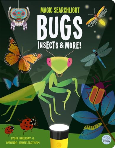 Magic Searchlight - Bugs, Insects & More! by Lydia Halliday, Amanda Shufflebotham, 9781836160328