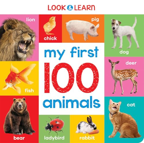 My First 100 Animals by Nat Lambert, Assorted, 9781835551479