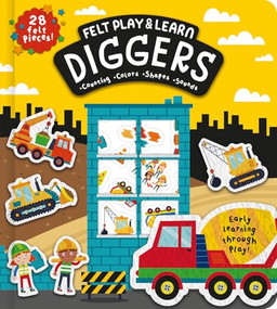 Diggers Touchy-Feely Felt Play & Learn (Early Learning Made Fun with Felt) by Alice Barker, Gareth Williams, 9781835551714