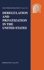 Deregulation and Privatisation (Hume Papers on Public Policy 3.3) by Hector MacQueen, 9780748607389