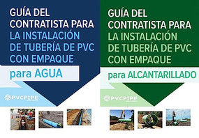 Guía del Contratista para Instalación de Tuberías de PVC con Empaque para Agua/ para Alcantarillado (Spanish Edition) by Uni-Bell PVC Pipe Association, 9780831136789