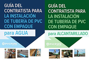 Guía del Contratista para Instalación de Tuberías de PVC con Empaque para Agua/ para Alcantarillado (Spanish Edition) by Uni-Bell PVC Pipe Association, 9780831136789
