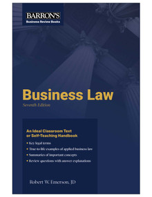 Business Law - 9781506296272 by Robert W. Emerson, 9781506296272