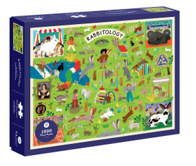 Rabbitology 1000 Piece Puzzle by Camilla Pintonato, 9781797231662