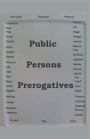 Public Persons Prerogatives by James Greene, 9781393426653