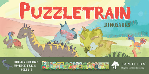 PuzzleTrain: Dinosaurs 26-Piece Puzzle by Christopher Robbins, Susanna Covelli, 9781641709781