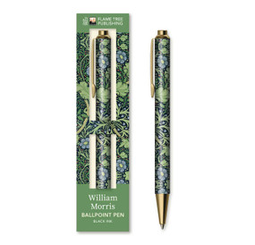 William Morris: Seaweed Boxed Decorative Ballpoint Pen by Flame Tree Studio, 9781835621943