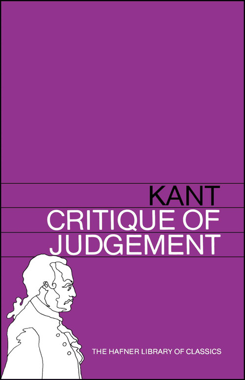 Critique of Judgement by Immanuel Kant, 9780028475004