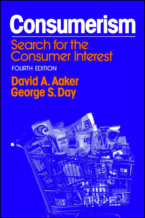 Consumerism, 4th Ed. by David A. Aaker, 9780029001509