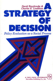 Strategy of Decision by David Braybrooke, 9780029046104