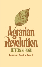 Agrarian Revolution by Jeffrey M. Paige, 9780029235508
