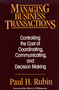 Managing Business Transactions by Paul H. Rubin, 9780029275962