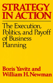Strategy in Action by Boris Yavitz, 9780029346709