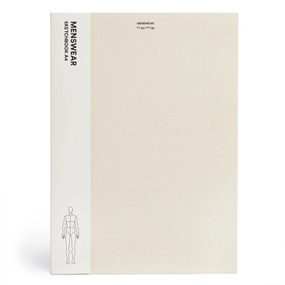 Fashionary Menswear Sketchbook A4 by Fashionary, 9789887711155